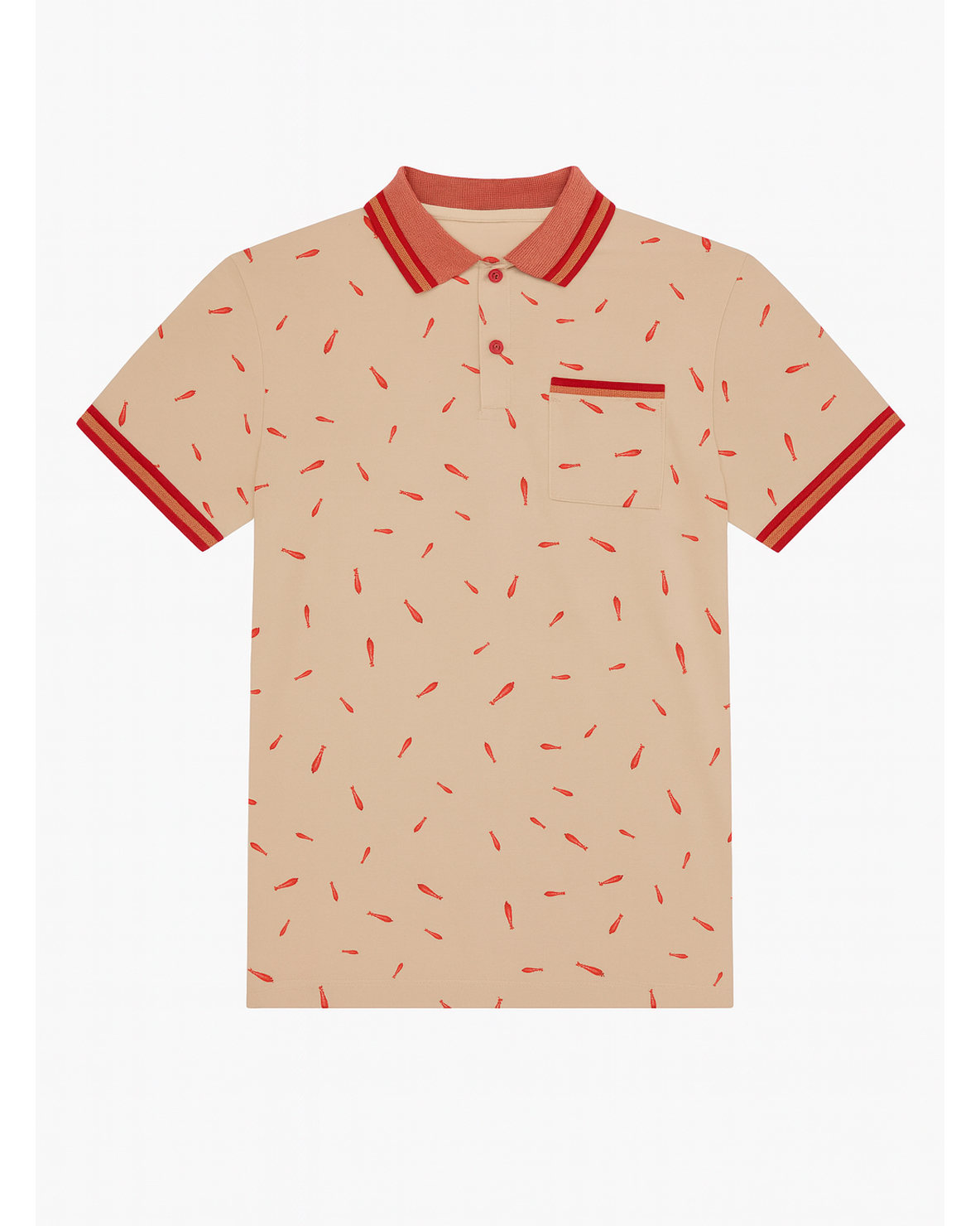 Camiseta Polo Estampada - Diseño Dinámico