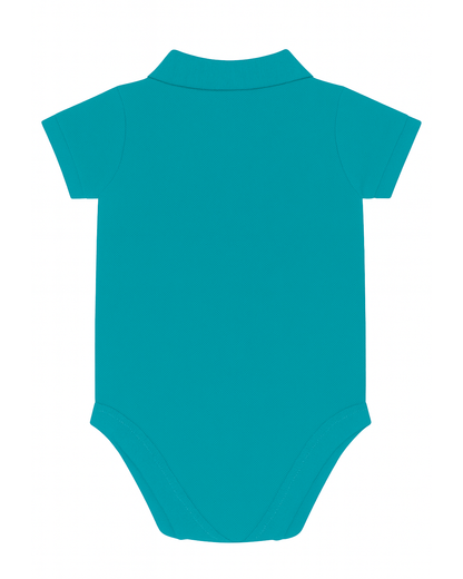Polo básico para recien nacido niño Verde