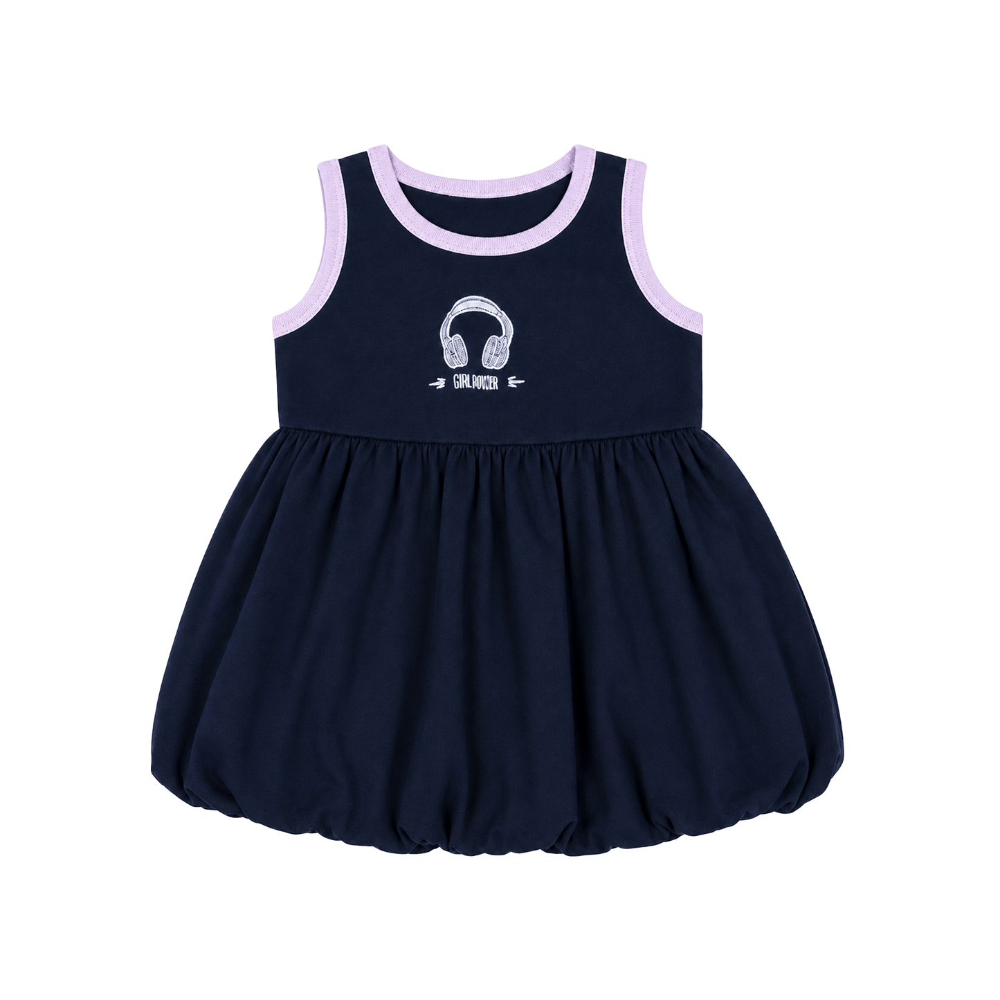 VESTIDO INFANTIL NEGRO - NIÑA - COLECCIÓN VIBRAS URBANAS