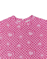 Blusa para recien nacida niña Corazones