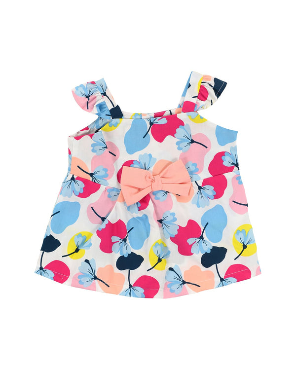 Blusa para recien nacida niña flores