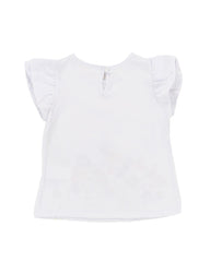 Blusa para recien nacida niña blanco