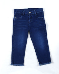 Pantalon para recien nacida niña denim