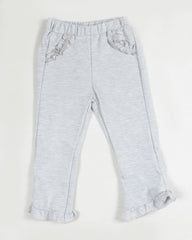 Pantalon para recien nacida niña melangue