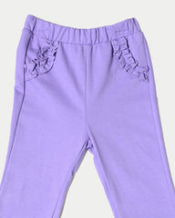 Pantalon para recien nacida niña uva