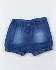 Short para recien nacida niña Denim