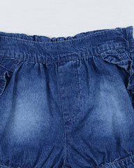 Short para recien nacida niña Denim