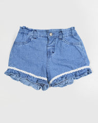 Short para recien nacida niña denim