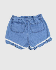 Short para recien nacida niña denim