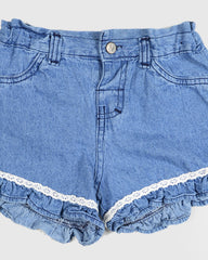 Short para recien nacida niña denim