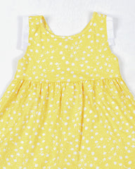 Vestido para recien nacida niña rubio