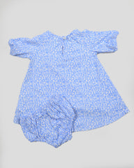 Vestido para recien nacida niña love blue