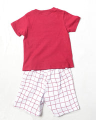 Conjunto para recien nacido niño rojo