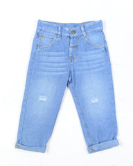 Pantalon para recien nacido niño denim