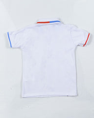 Polo para recien nacido niño Blanco