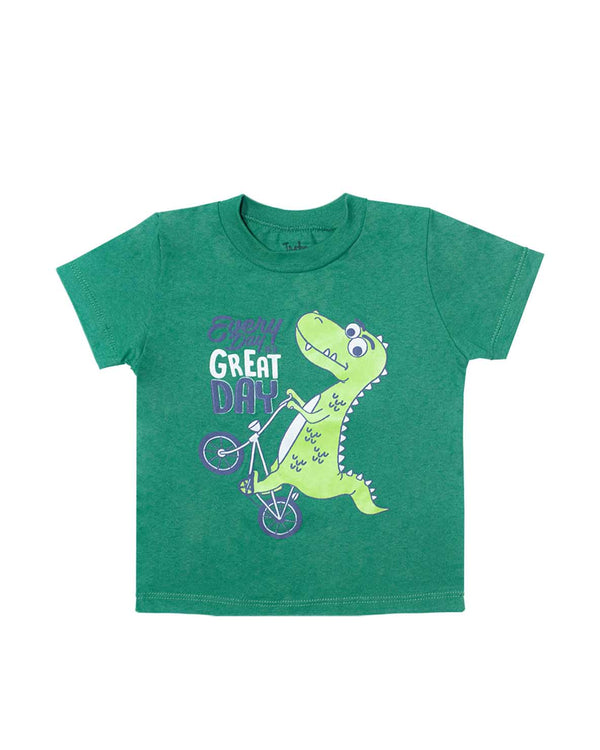 Camiseta básica para recien nacido niño Verde