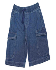 Bermuda para recien nacido niño Denim