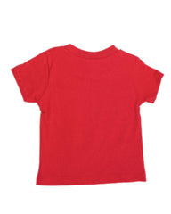 Camiseta básica para recien nacido niño Rojo