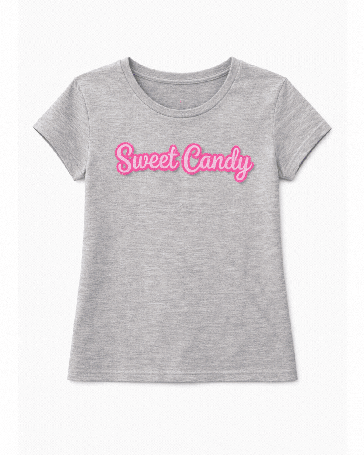 Blusa basica para niña Gris