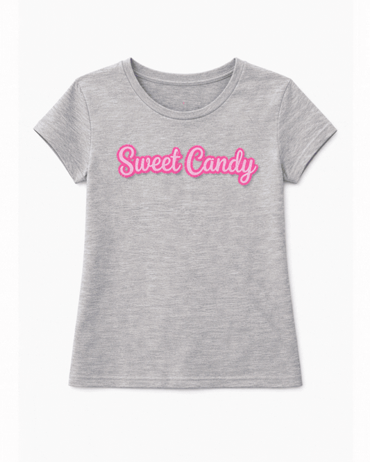 Blusa basica para niña Gris