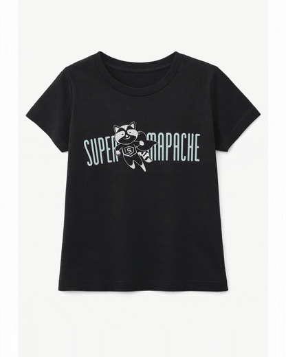 Camiseta básica para recien nacido niño Negro