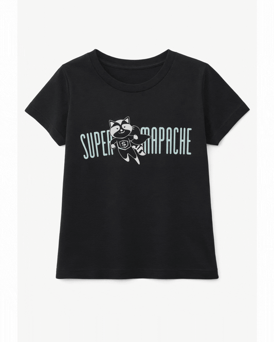 Camiseta básica para recien nacido niño Negro