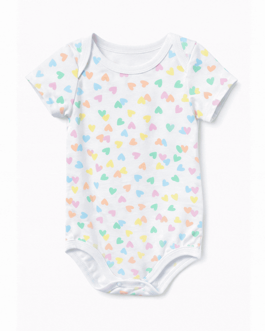 Body para bebé niña Estampado Manga Corta