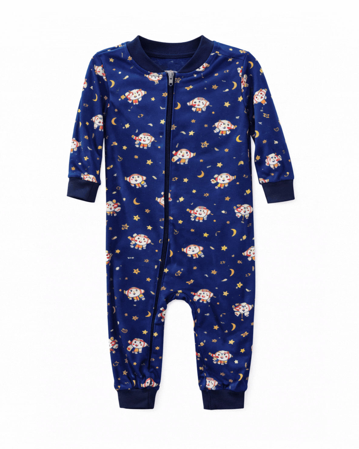 Pijama enterizo para bebé niño estampada