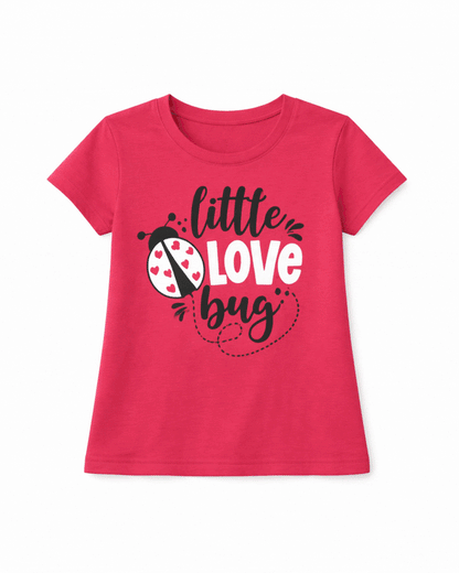 Blusa basica para niña Fucsia