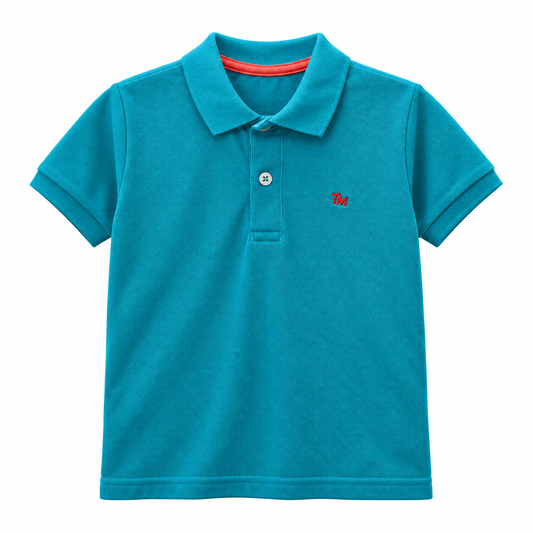 Polo basico Para niño Verde