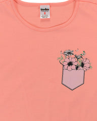 Blusa para niña rosa pastel