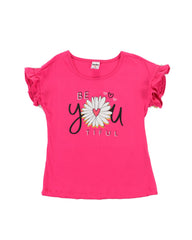 Blusa para niña fucsia