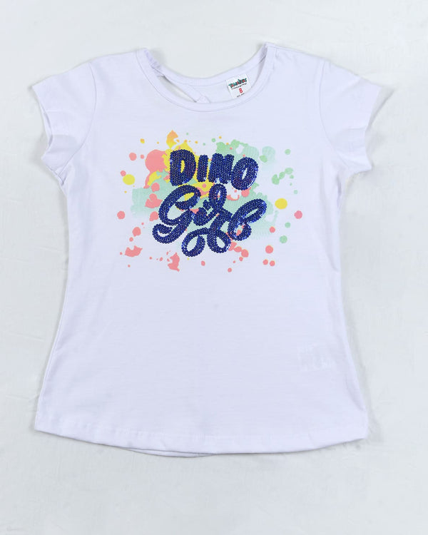 Blusa para niña blanca