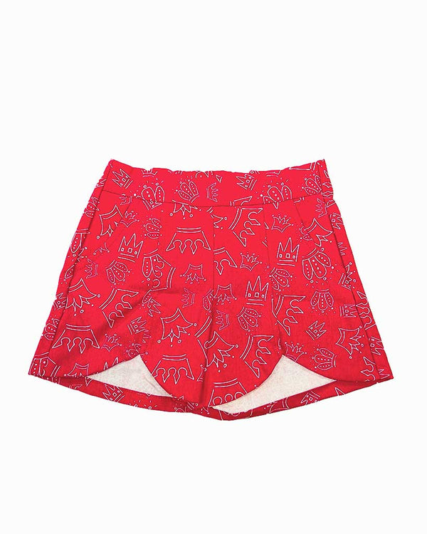 Short para niña Coronasrojo