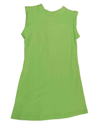 Vestido básico para niña Verde