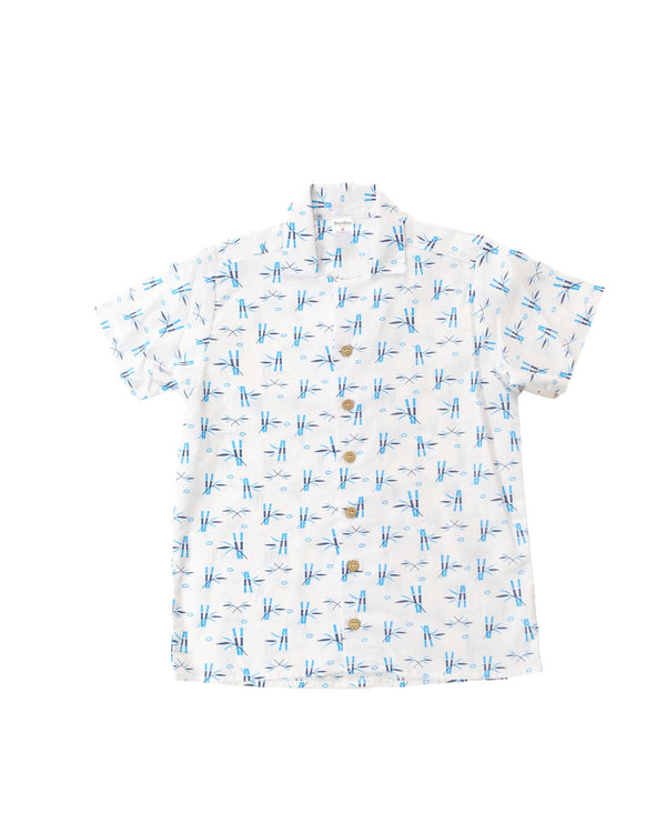 Camisa para niño Blanca Palmeras