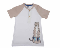 Camiseta para niño beige