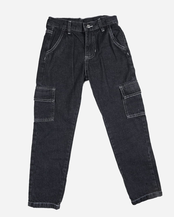 Pantalon para niño denim black