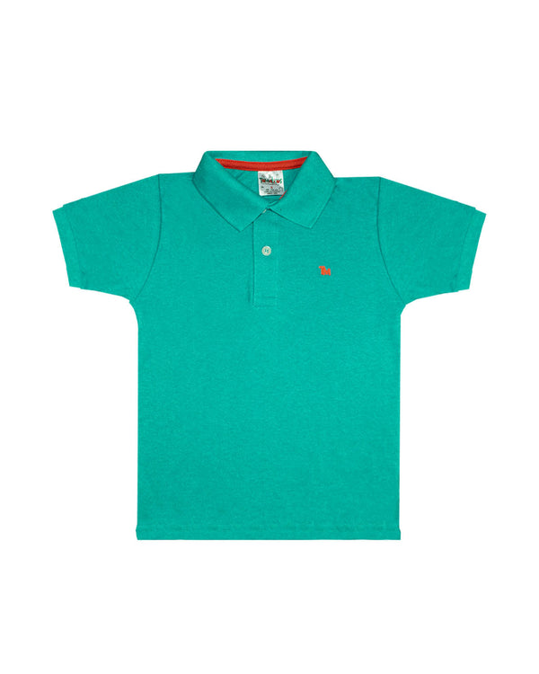 Polo basico Para niño Verde