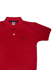 Polo basico Para niño rojo