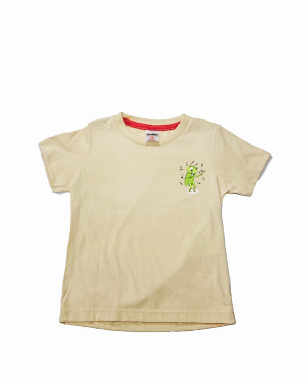 Camiseta para recien nacido niño Kaki