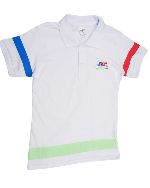 Polo para niño Blanco