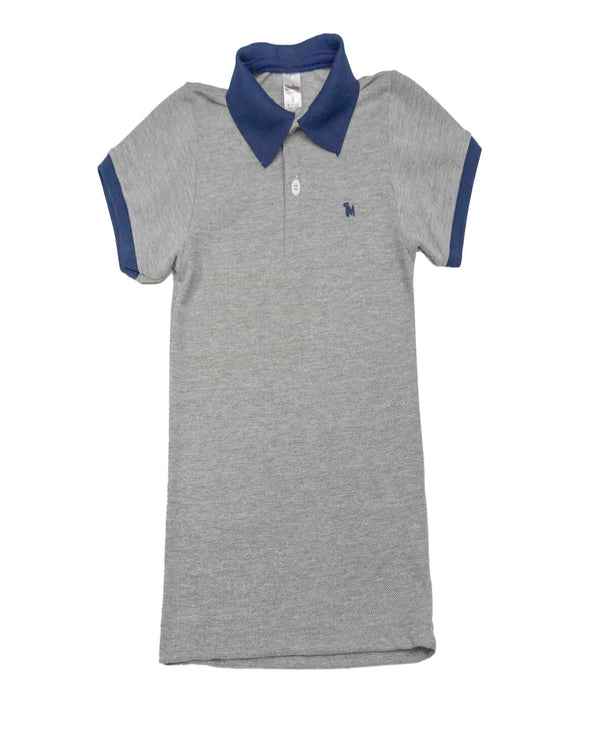 Polo basico Para niño Gris