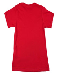 Camiseta basica para niño roja