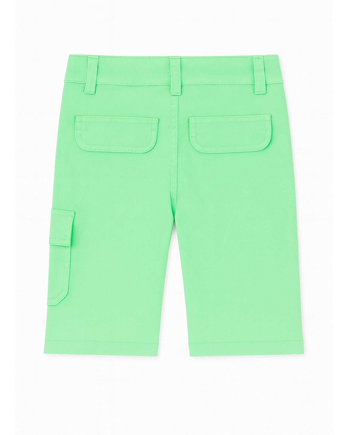 Bermuda Cargo Casual - Verde Lima Brillante
