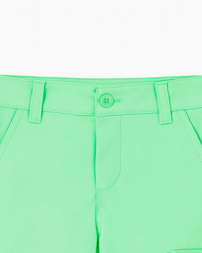 Bermuda Cargo Casual - Verde Lima Brillante