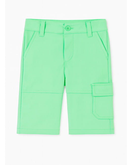 Bermuda Cargo Casual - Verde Lima Brillante