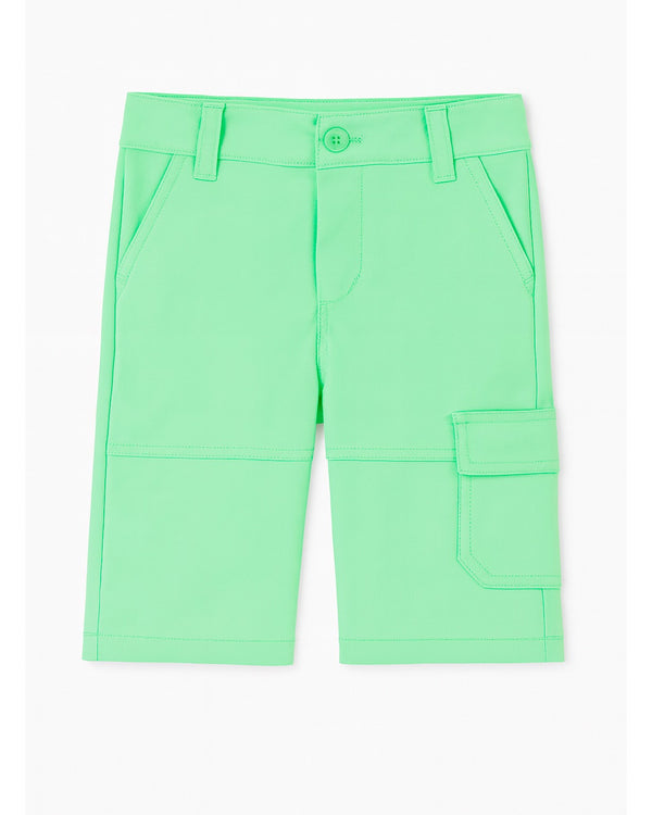 Bermuda Cargo Casual - Verde Lima Brillante