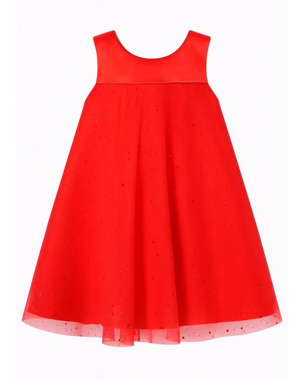 VESTIDO ROJO BRILLANTE
