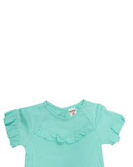 Blusa para recien nacida niña Menta